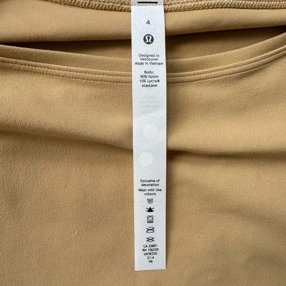 Lululemon Back in Action Long Sleeve Shirt *Nulu // Size 4 - Picture 3 of 5